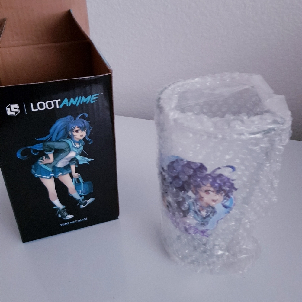 New  🥳SALE 🥳 Loot Crate Collectible Yume Anime Manga Pint Glass